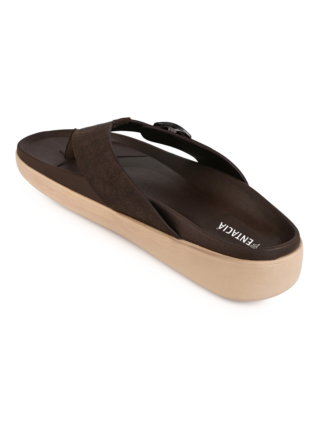 Fentacia Men T-Strap Casual Sandals