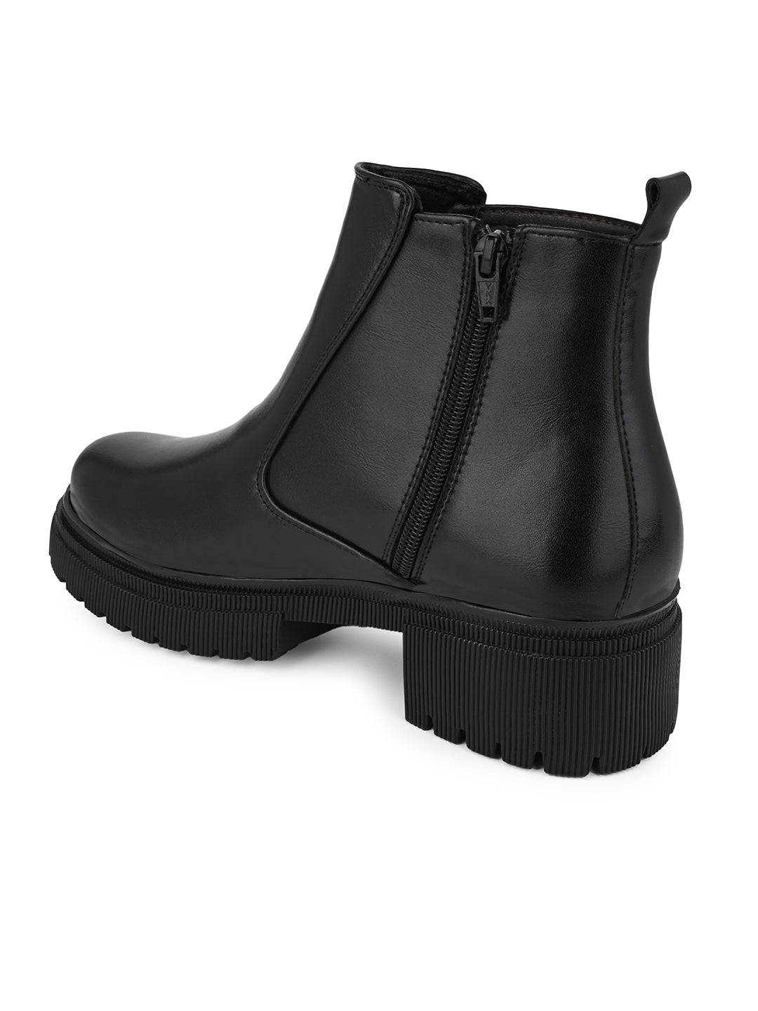 Fentacia Women Chunky Sole Chelsea Boots