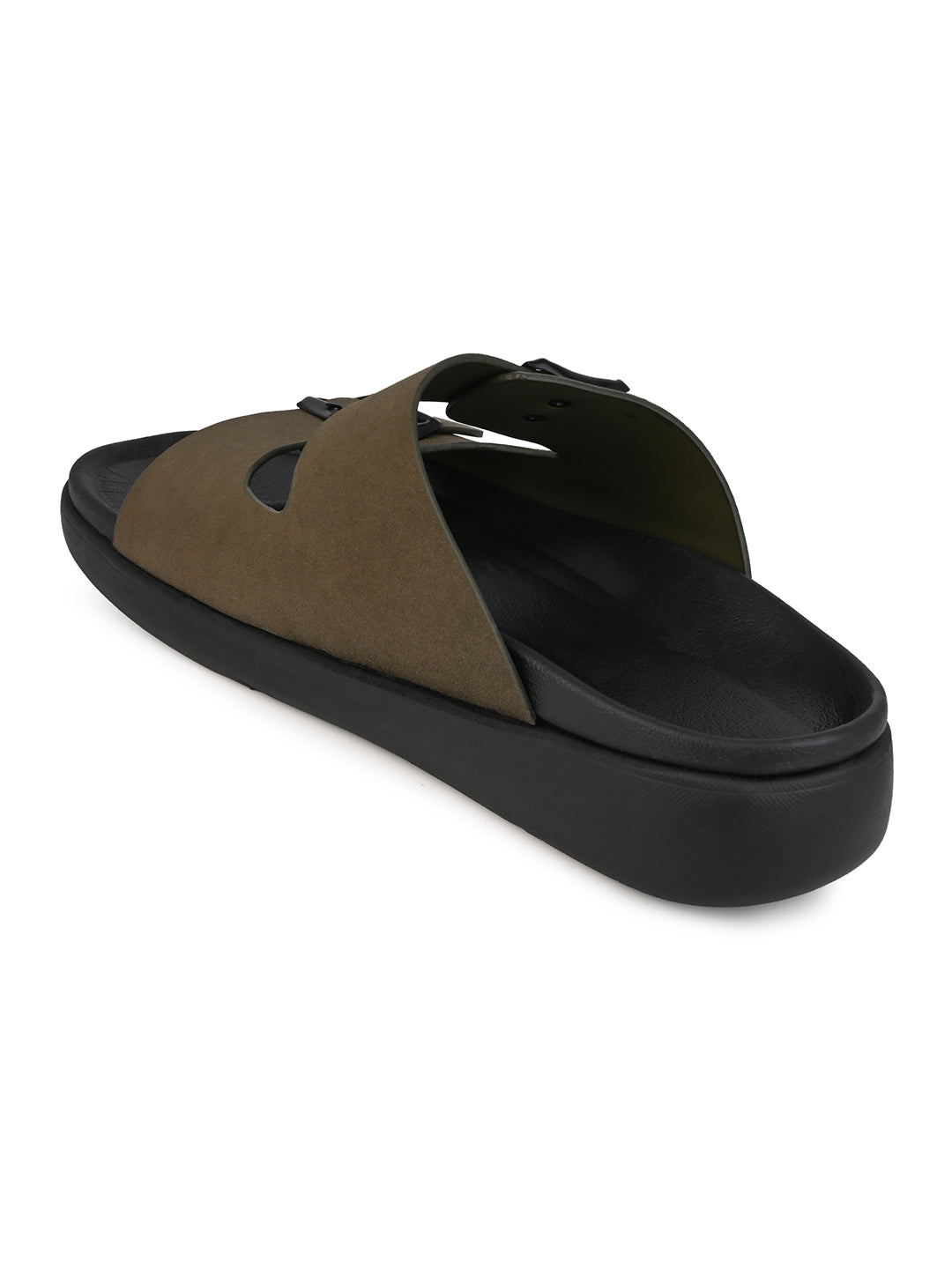 Fentacia men Solid Suede Comfort Sandals