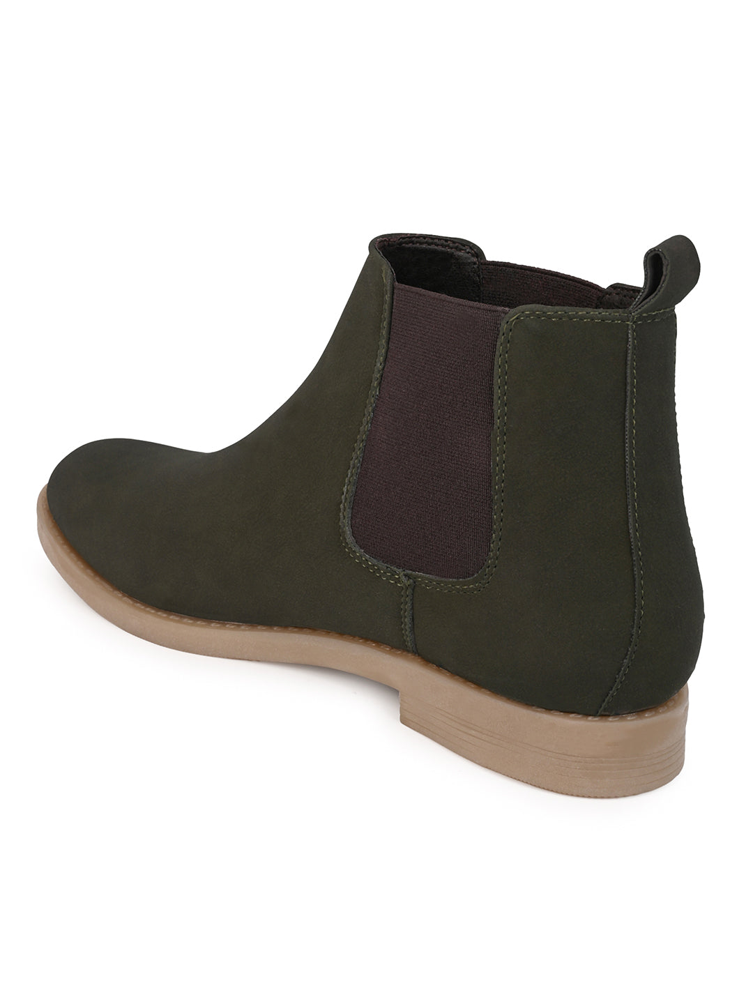 Fentacia Men Synthetic Nubuck Chelsea Boots
