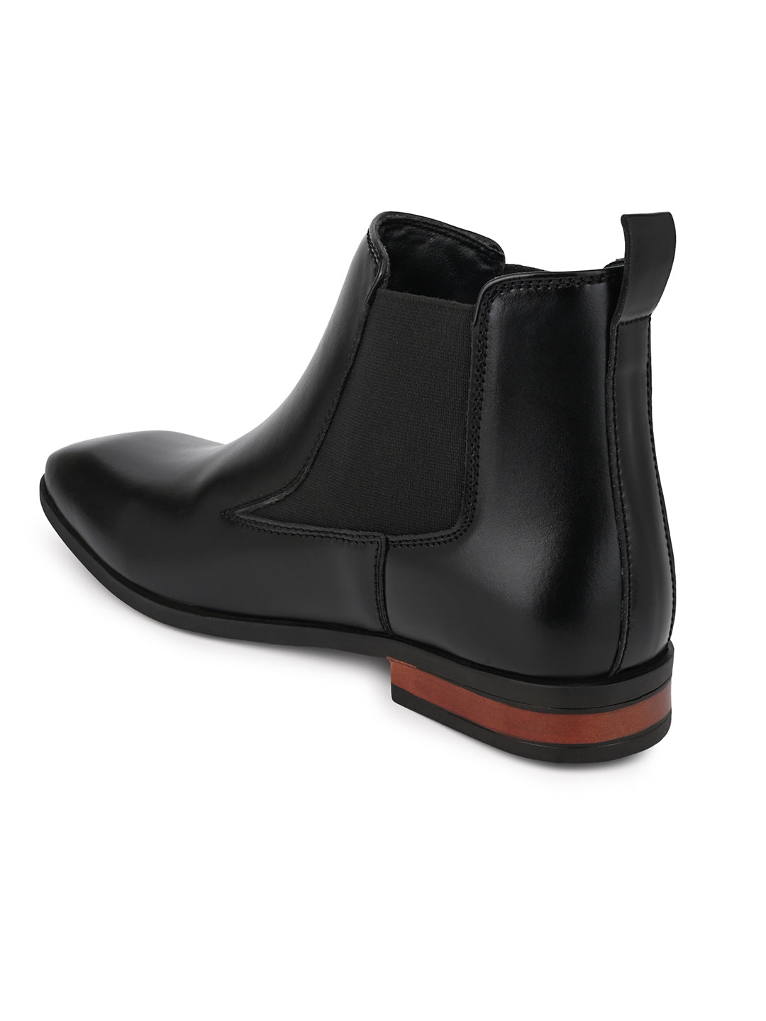 Fentacia Men Square Toe Chelsea Boots