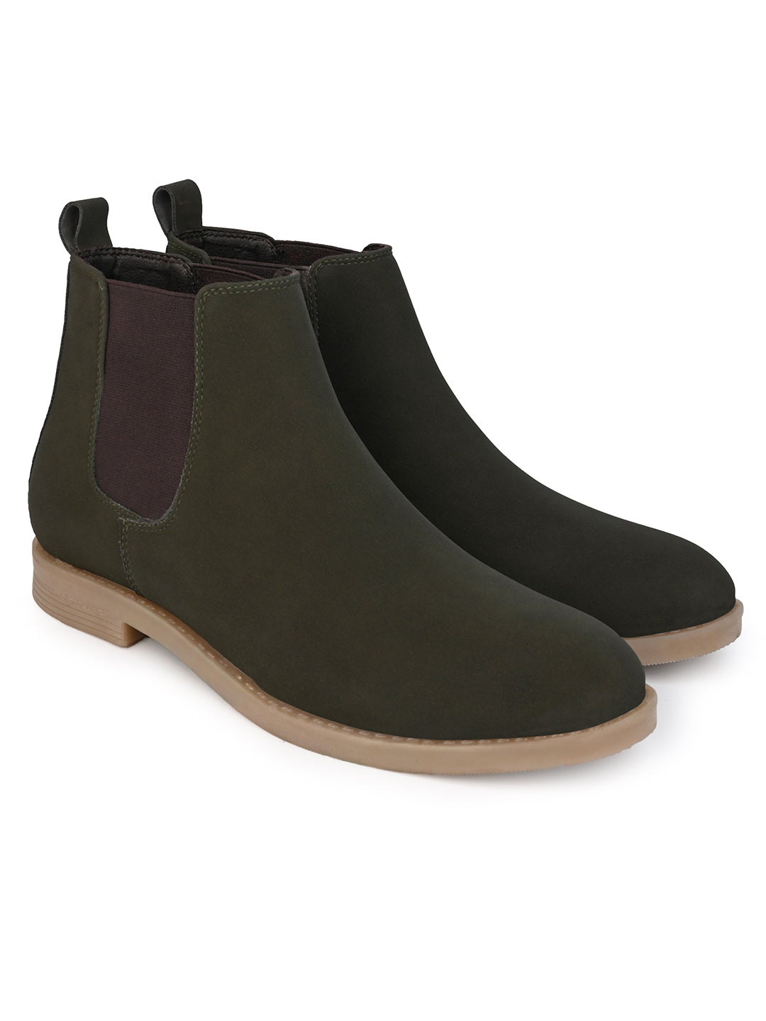 Fentacia Men Synthetic Nubuck Chelsea Boots