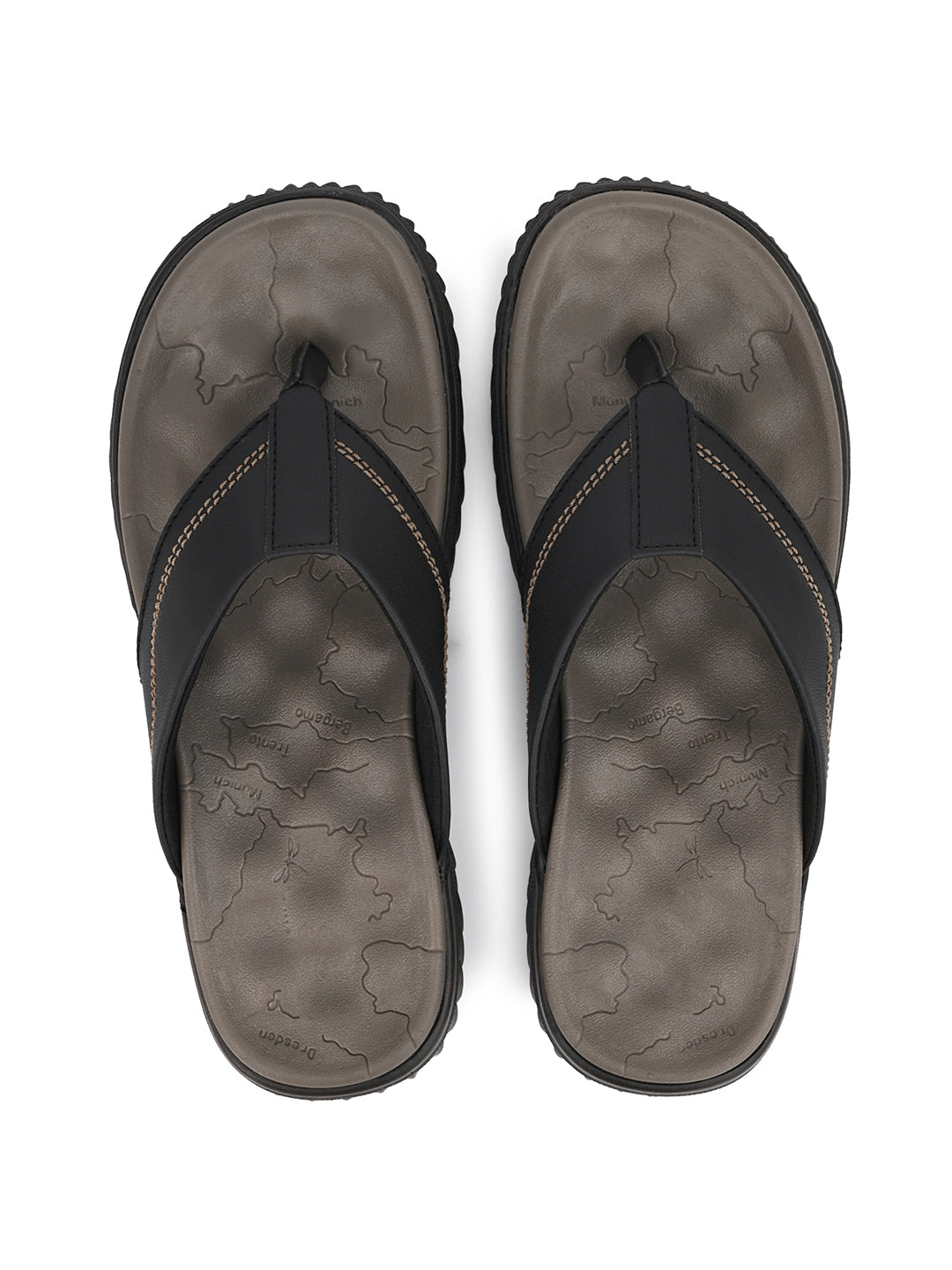 Fentacia Men V-Shape Strap With Soft Cushioning Sandals