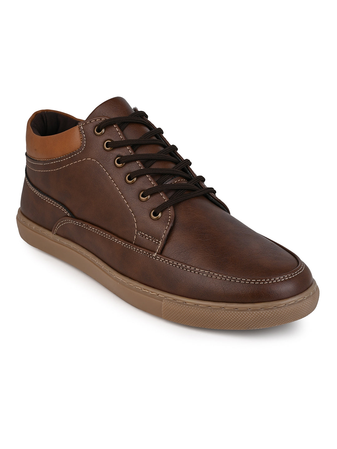 Fentacia Men Synthetic Casual Mid-Top Sneakers