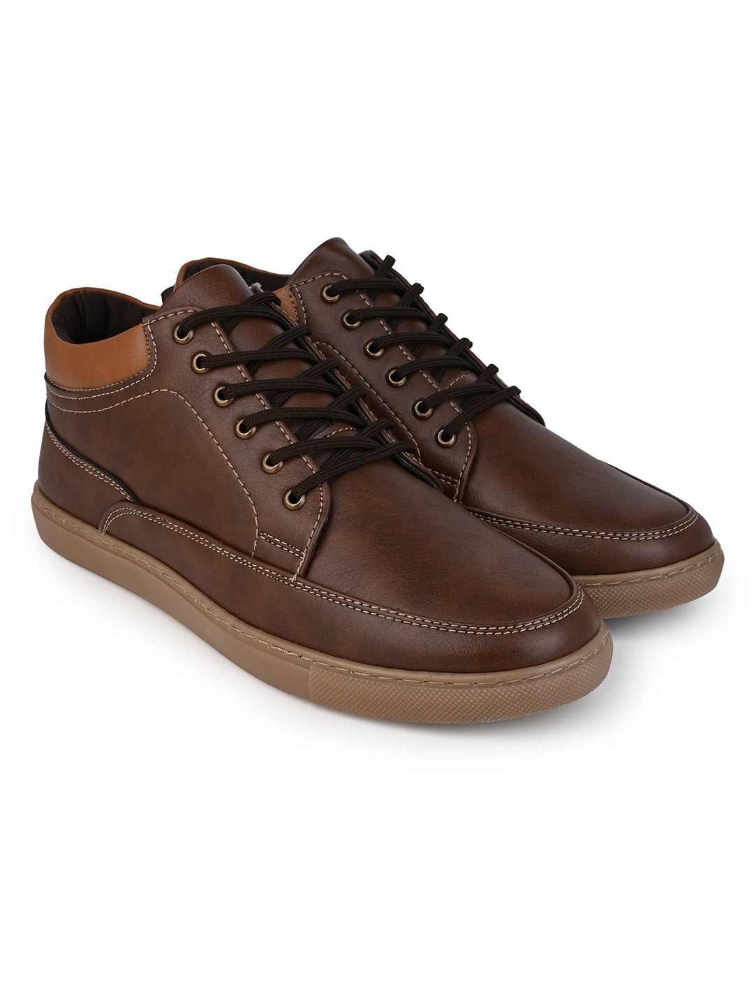 Fentacia Men Synthetic Casual Mid-Top Sneakers