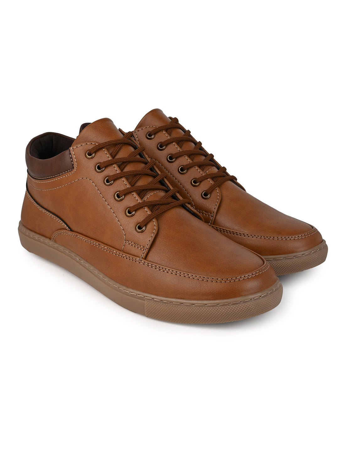 Fentacia Men Synthetic Casual Mid-Top Sneakers