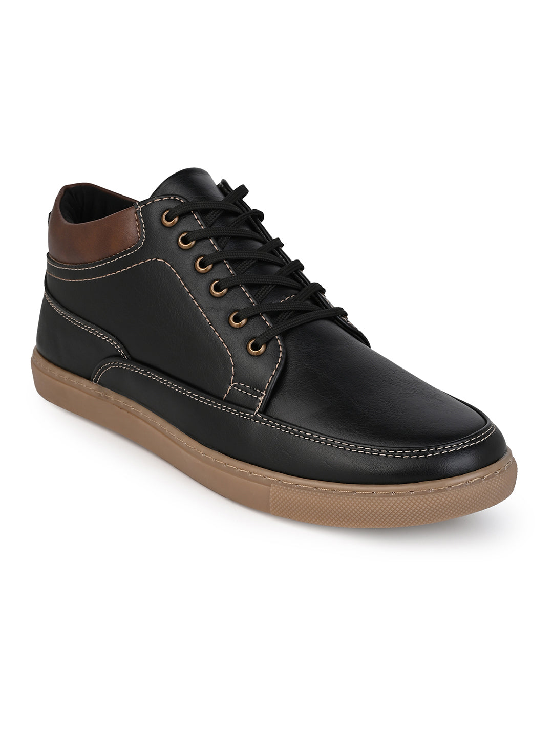 Fentacia Men Synthetic Casual Mid-Top Sneakers