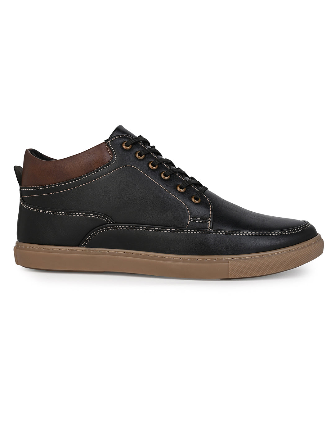 Fentacia Men Synthetic Casual Mid-Top Sneakers