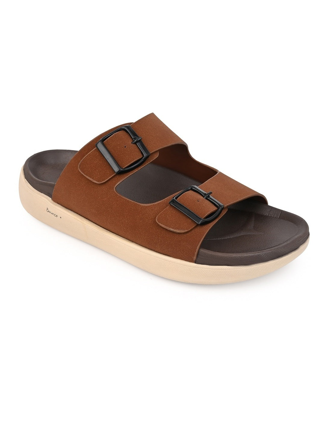 Fentacia men Solid Suede Comfort Sandals