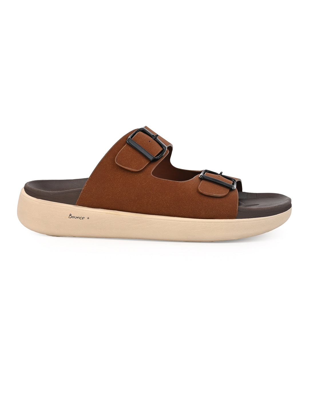 Fentacia men Solid Suede Comfort Sandals