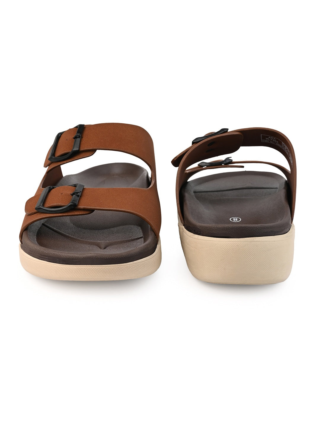 Fentacia men Solid Suede Comfort Sandals