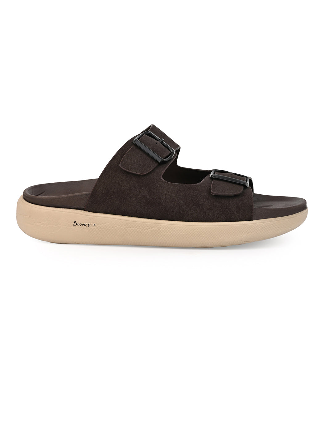 Fentacia men Solid Suede Comfort Sandals