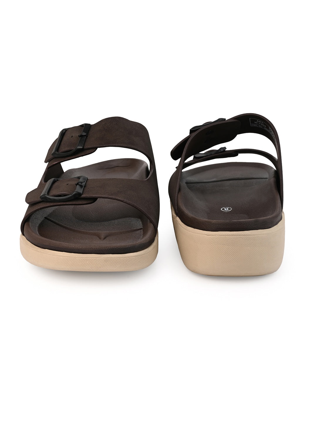 Fentacia men Solid Suede Comfort Sandals