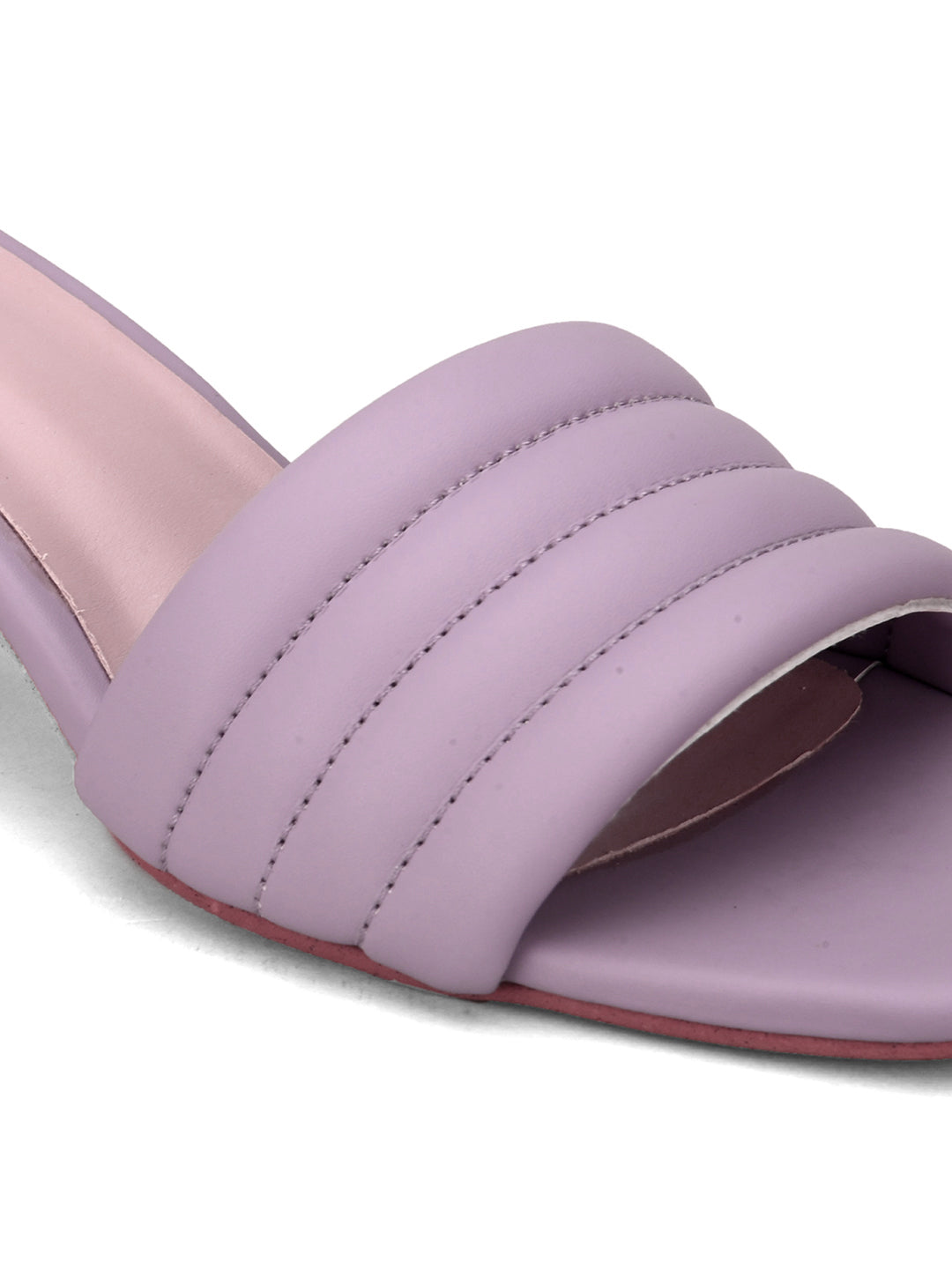 Fentacia Womens Purple Comfortable Cushioned Heels 2