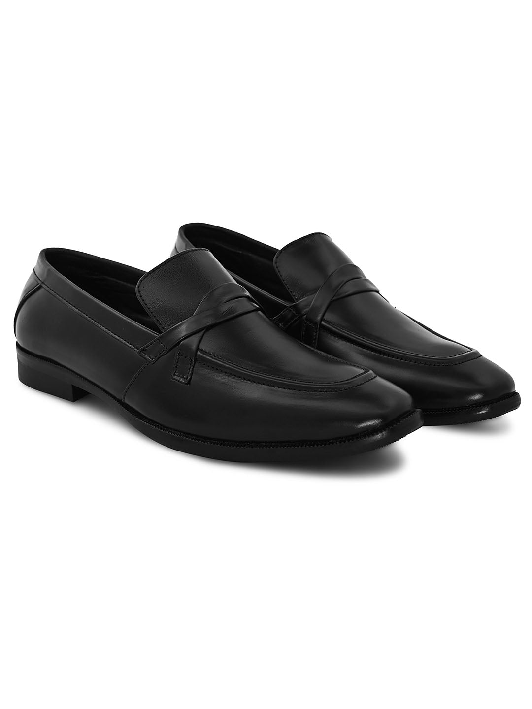 Fentacia Men Black Genuine Leather Formal Shoes – Fentacia Footwear